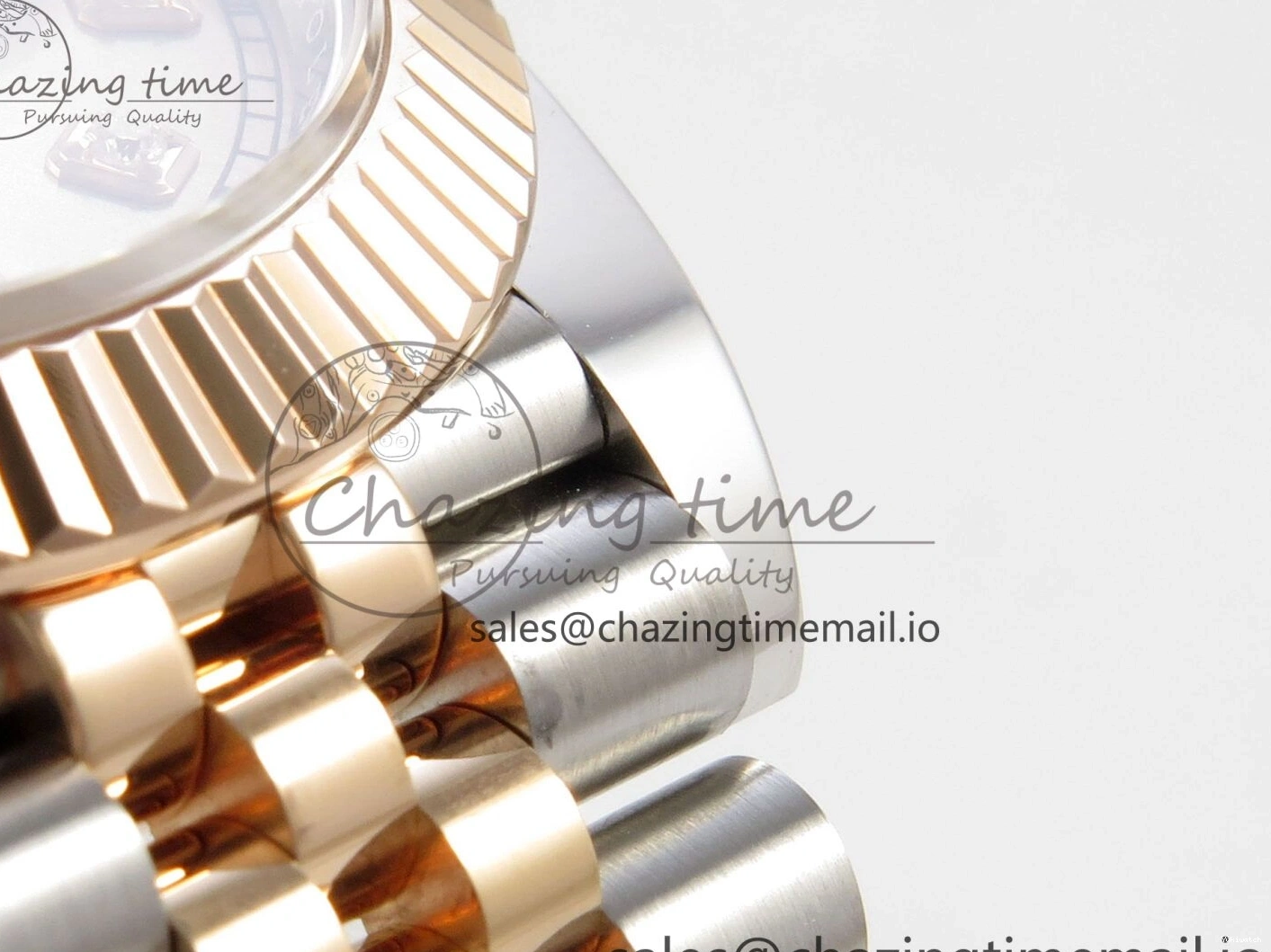 (Weighted) ARF Jubilee RG Best SH3235 SS 126331 Edition 1:1 Dial 41 RG Diaomonds DateJust on Bracelet 0522